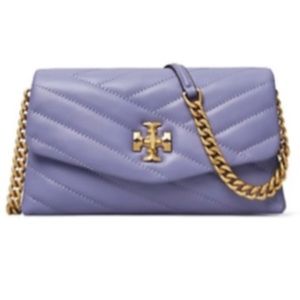 Tory Burch Women's Leather Kira Chevron Chain Wallet